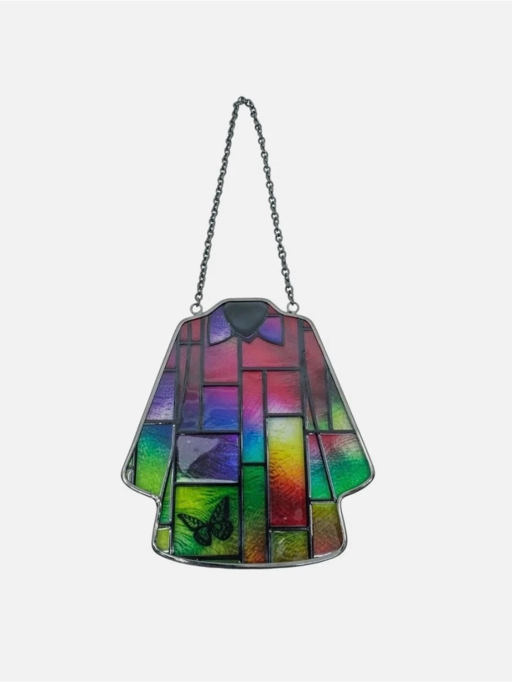 Dolly Parton Coat of Many Colors -Stained Glass Hanging Wall Decor Ornament NEW - Picture 4 of 7